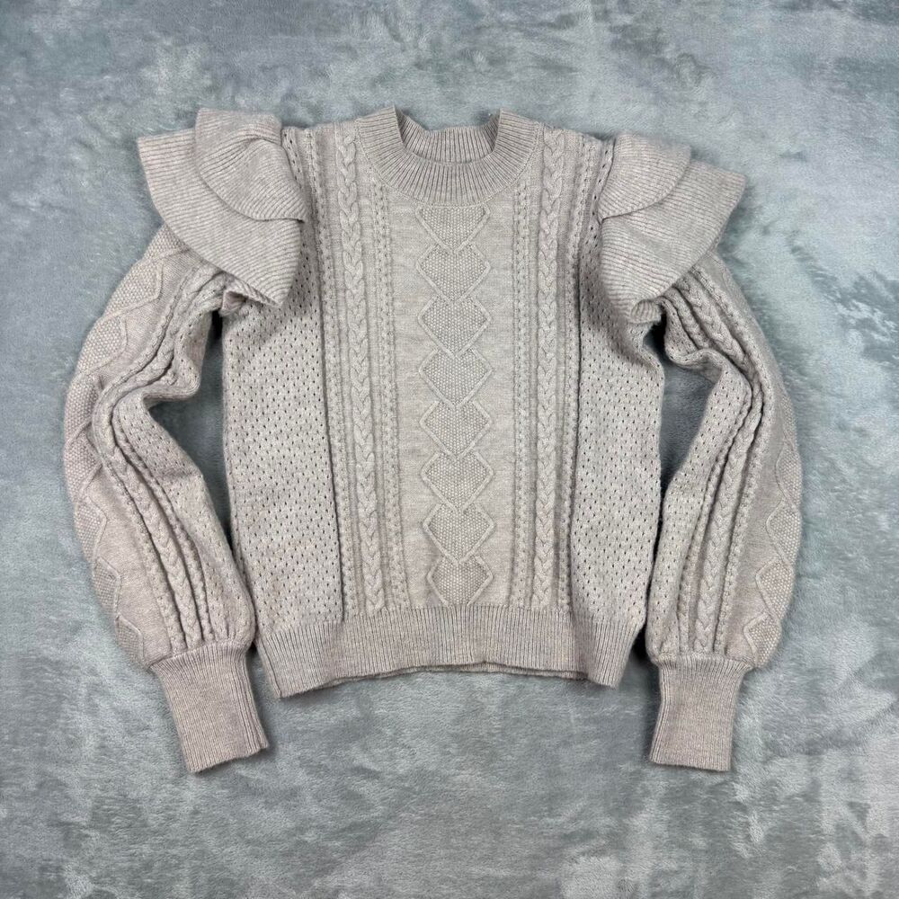 Cake Women's Grey and Cream Jumper
